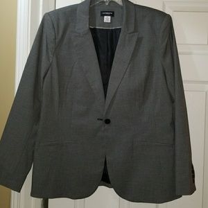 {Liz Claiborne} Gray Blazer
